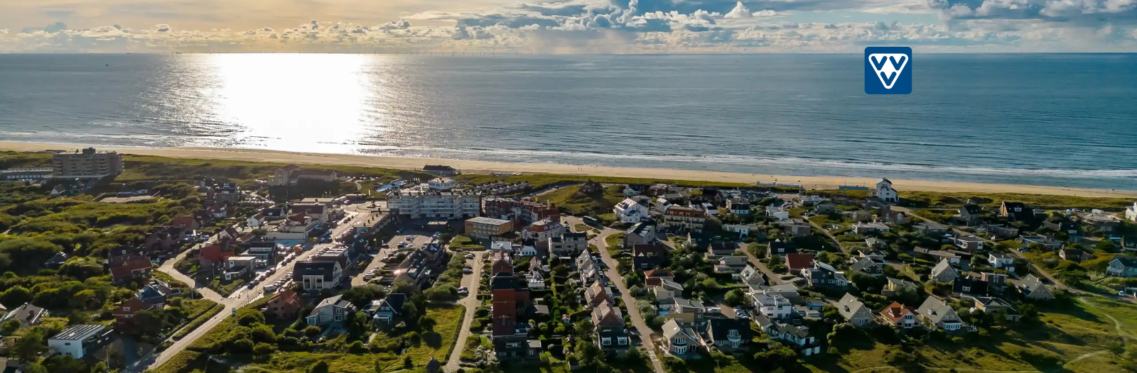 Bergen aan Zee van bovenaf
